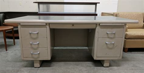 solid metal desk